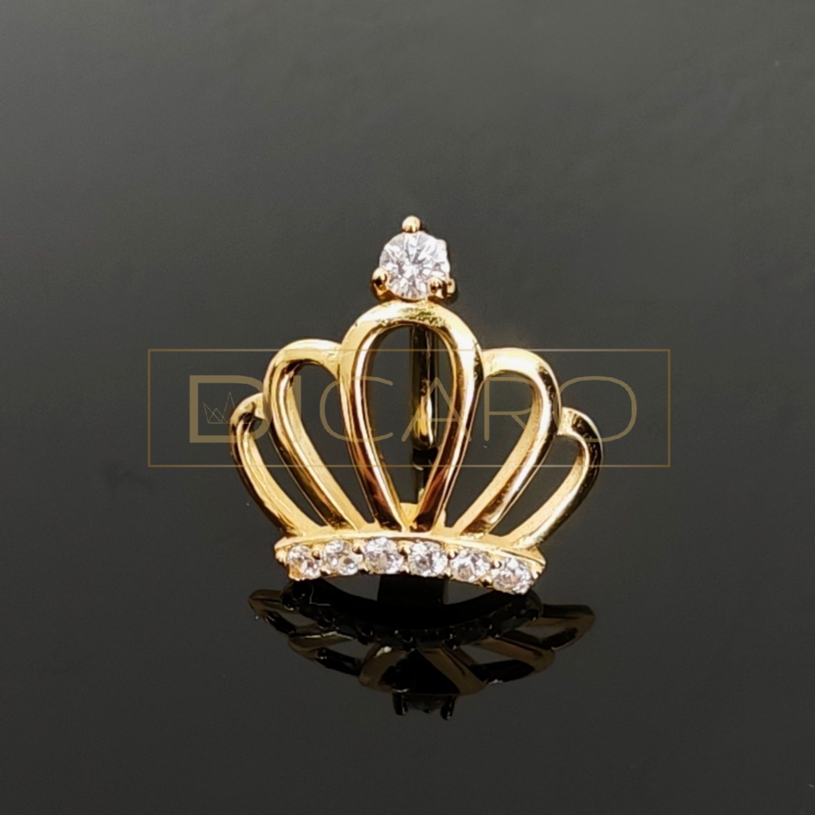Piercing do pupku Crystal crown