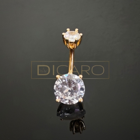 Piercing do pupku Crystals zlatý